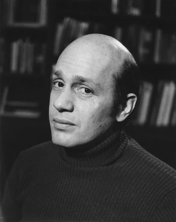 A portrait of Richard Pollak, former editor of the Columbia Journalism Review.