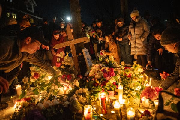 Photograph of Renee Good during her time at Old Dominion University, standing near a campus landmark.